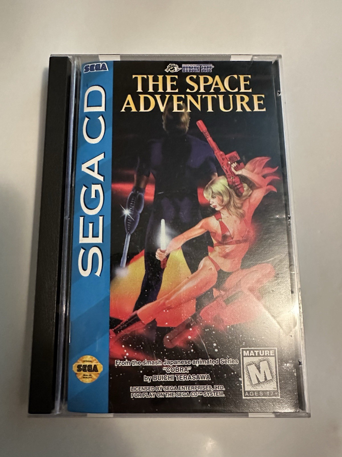 Space Adventure Cobra Legendary Bandit SEGA CD By Hudson Soft Complete RARE