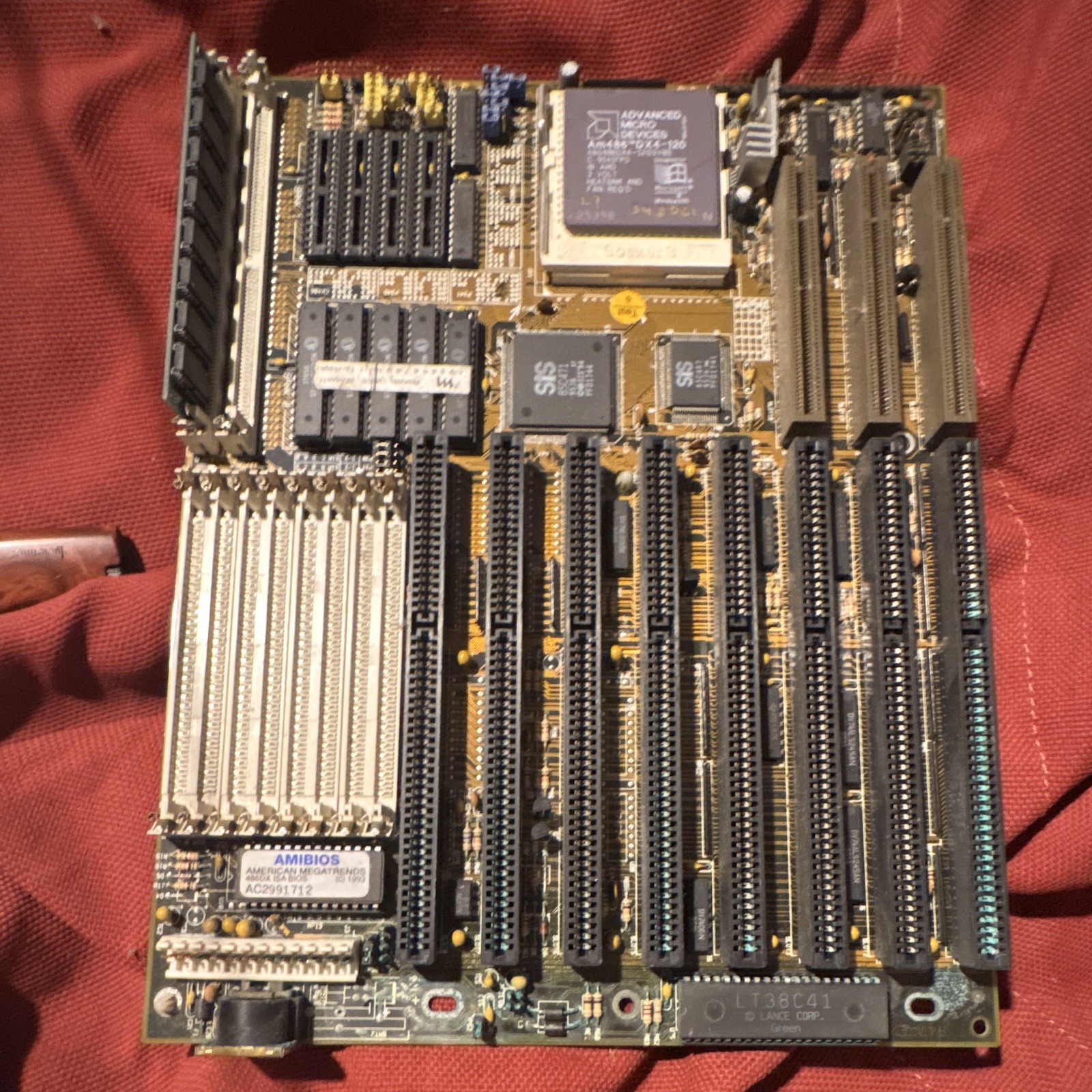Vintage 486 VLB Motherboard Combo AMD Am486 DX4-120 SiS 85C471 AMI BIOS SIMM Vintage 486 VLB Motherboard Combo AMD Am486 DX4-120 SiS 85C471 AMI BIOS SIMM