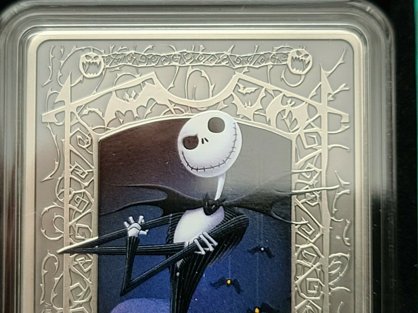 THE NIGHTMARE BEFORE CHRISTMAS - JACK SKELLINGTON 1 OZ SILVER COIN $2 NIUE MINT