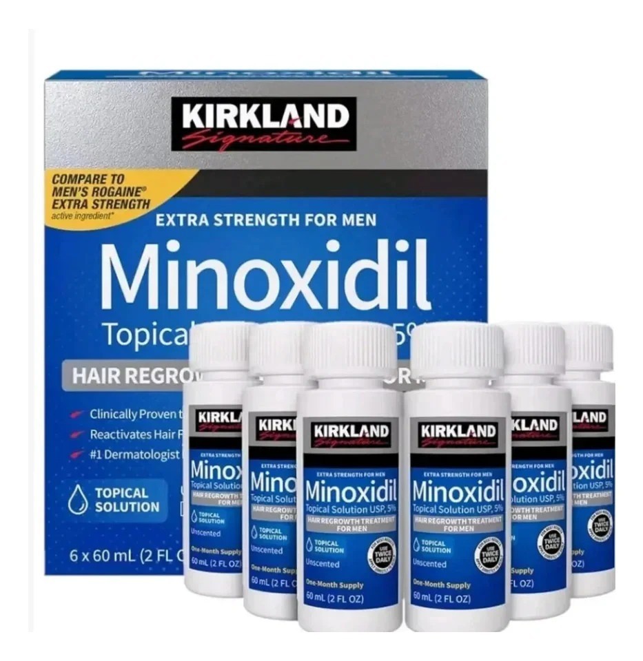 Kirkland Minoxidil 5% Extra Strength Men 6 Month Supply Hair Regrowth Treatment