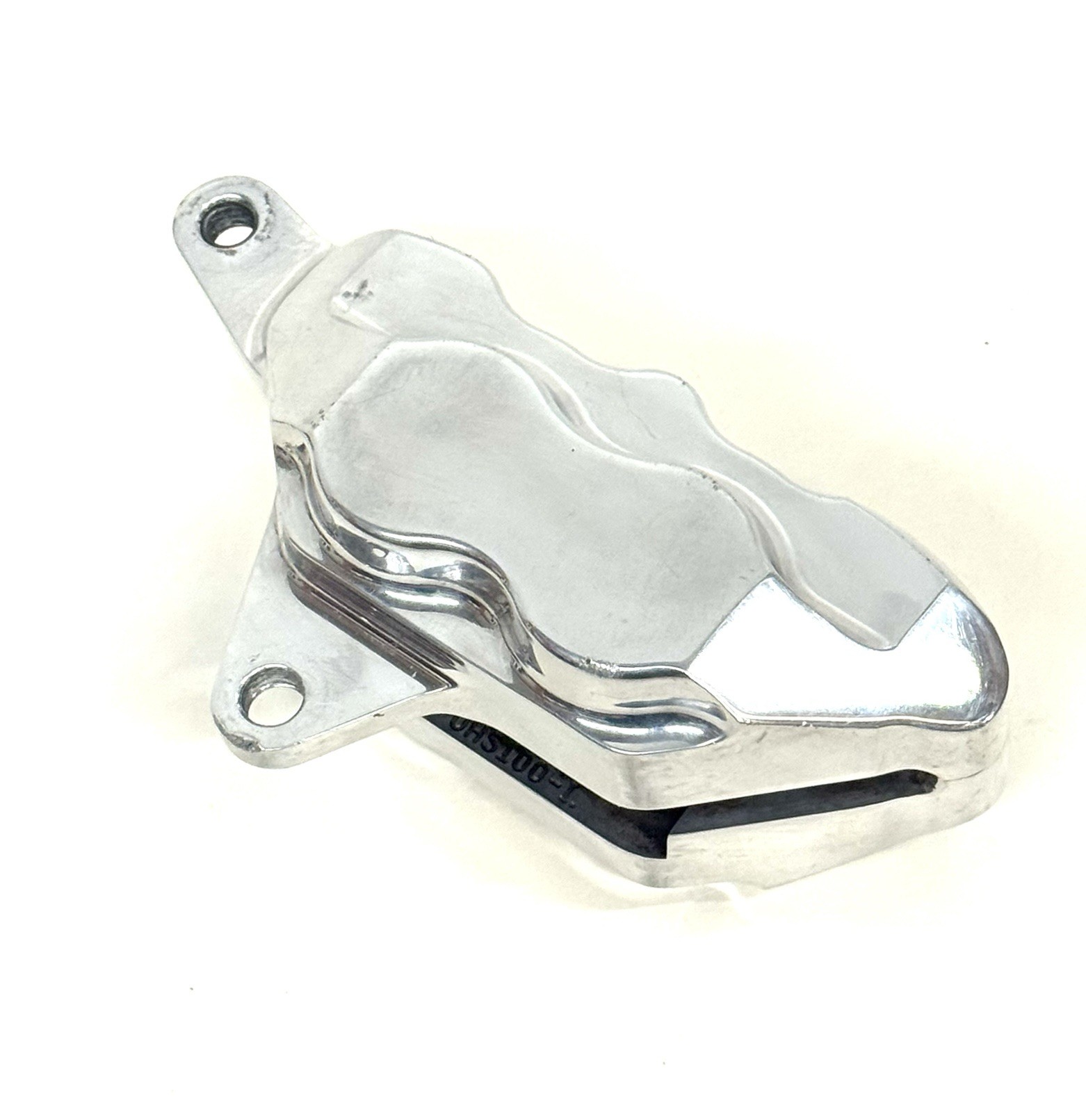 HAWG HALTERS 4-PISTON POLISHED FRONT BRAKE CALIPER 84-99 HARLEY HAWG HALTERS 4-PISTON POLISHED FRONT BRAKE CALIPER 84-99 HARLEY