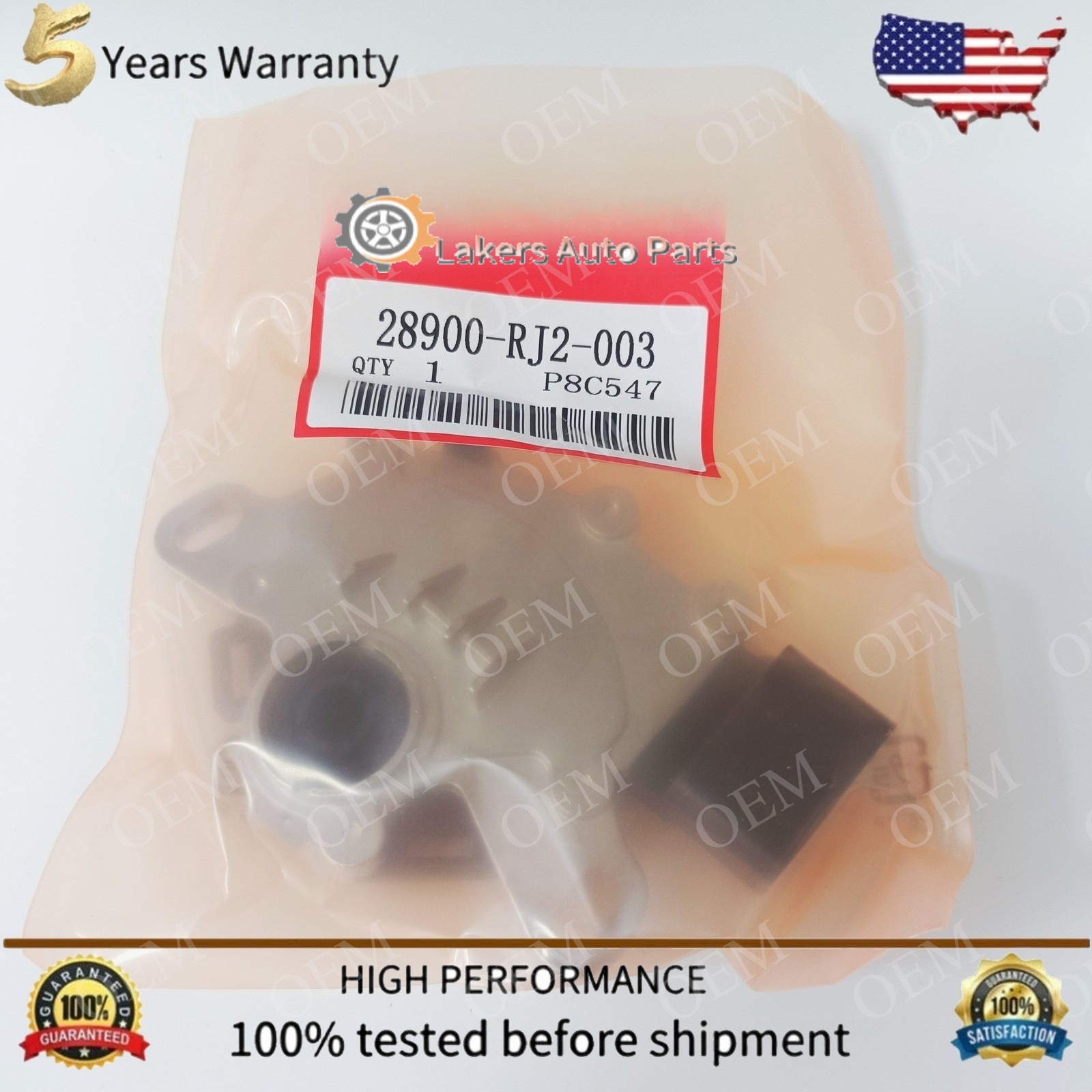 NEW Neutral Safety Switch Range Sensor For Honda Accord CR-V Civic 28900-RJ2-003