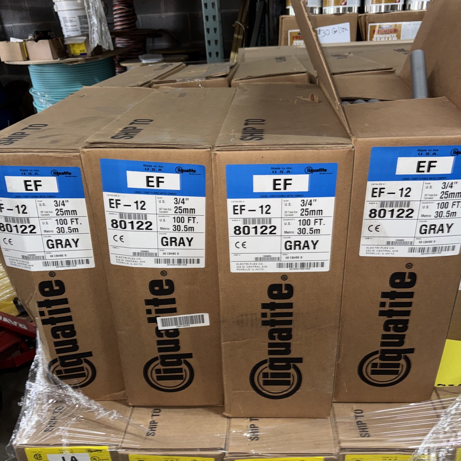 Liquatite EF-12 3/4”. 100 Ft Gray. Liquatite EF-12 3/4”. 100 Ft Gray.