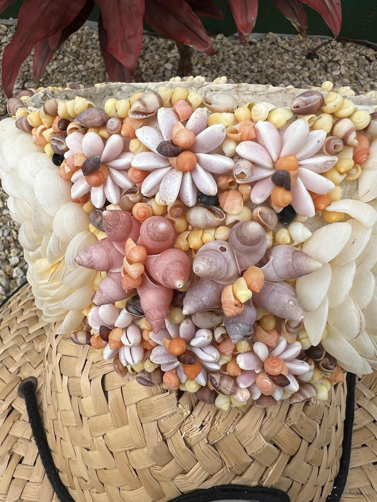 Authentic Tahitian Seashell Floral Crown Authentic Tahitian Seashell Floral Crown
