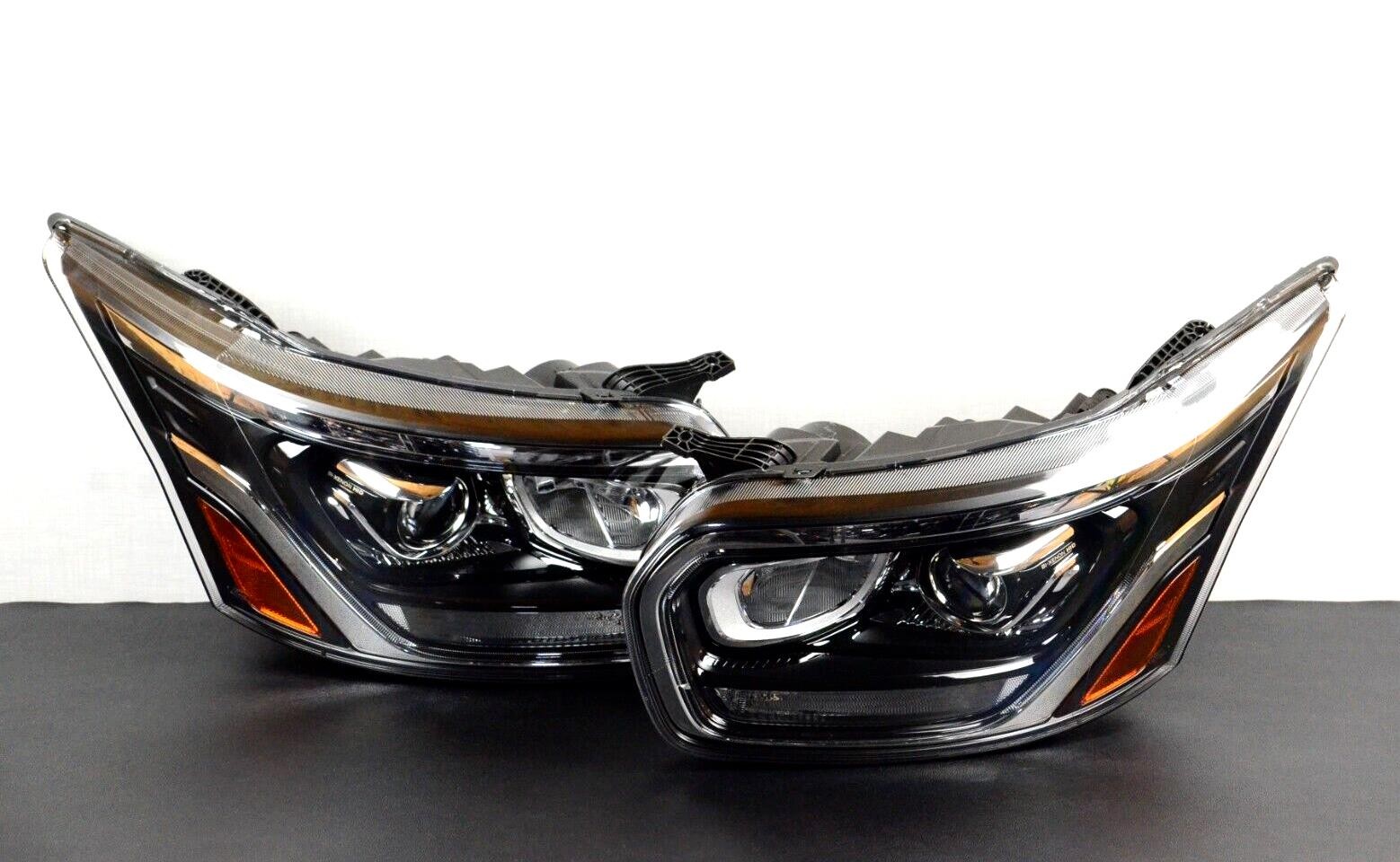 Perfect 2020-2026 Ford Transit Bi-Xenon LED Headlight Set LH + RH Chrome OEM