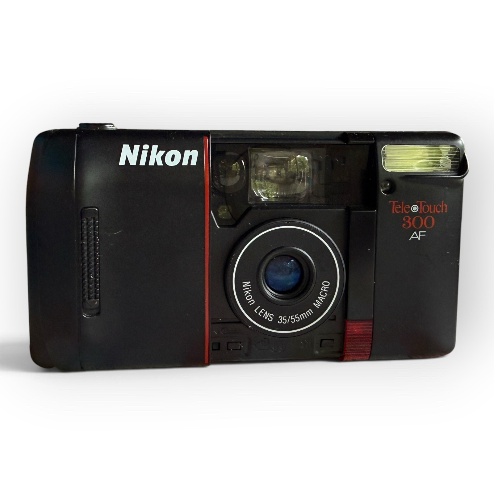 Nikon Tele Touch 300 AF Point & Shoot 35mm Film Camera 35-55mm Macro