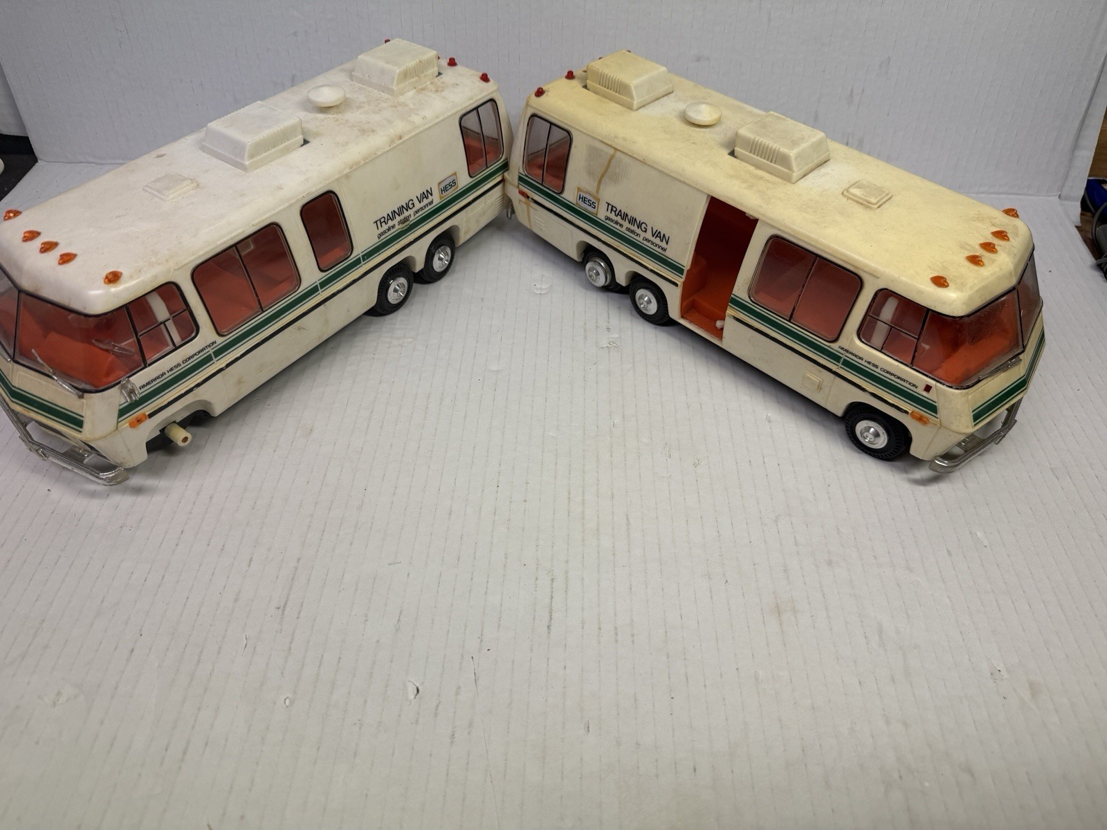 Vintage 1978 Hess Training Van Lot of 2 Parts Repair Restore Amerada Hess