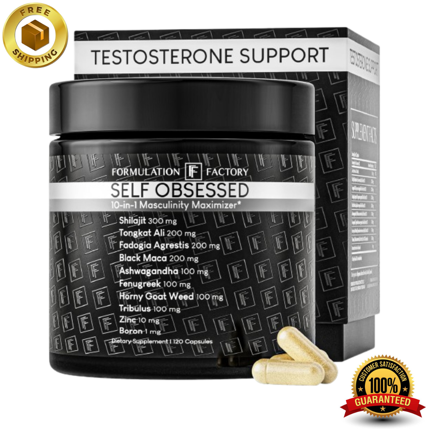 Formulation Factory Self Obsessed 10-in-1 Masculinity Maximizer for Men BRANDED Formulation Factory Self Obsessed 10-in-1 Masculinity Maximizer for Men BRANDED
