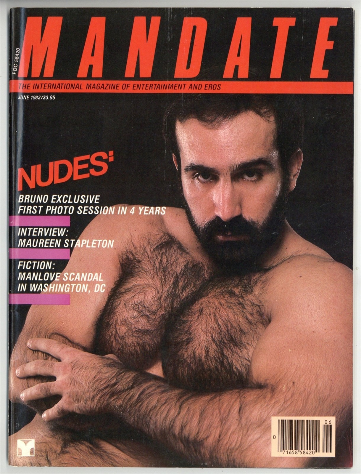 Mandate 1983 Bruno 12p, Naakkve, Len Tavares Zak Drummer 98p Gay Magazine M39691 Mandate 1983 Bruno 12p, Naakkve, Len Tavares Zak Drummer 98p Gay Magazine M39691