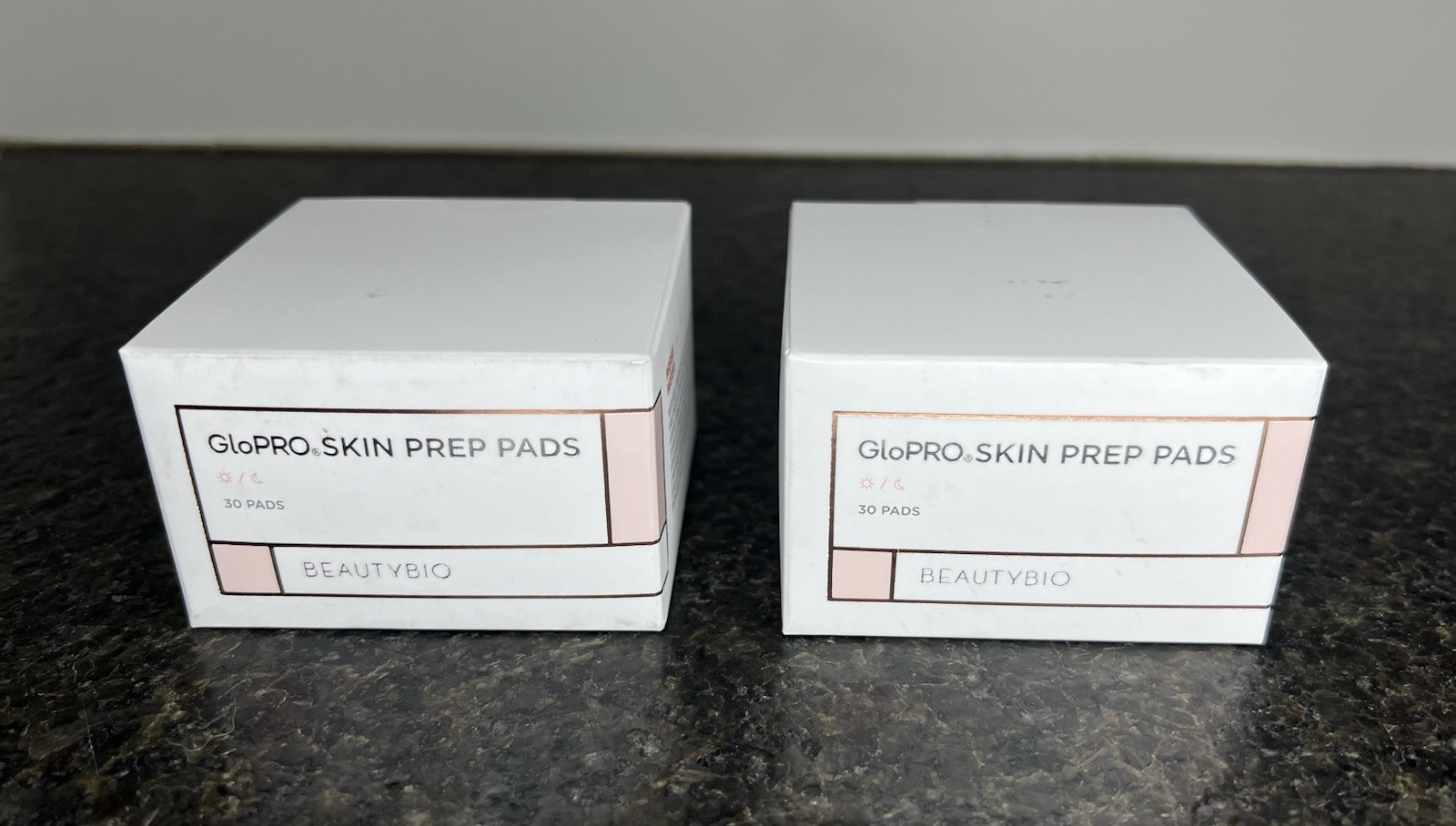 Set Of (2) BEAUTYBIO GloPRO Skin Prep Pads (30 Pads/Each) - NEW IN SEALED BOXES Set Of (2) BEAUTYBIO GloPRO Skin Prep Pads (30 Pads/Each) - NEW IN SEALED BOXES