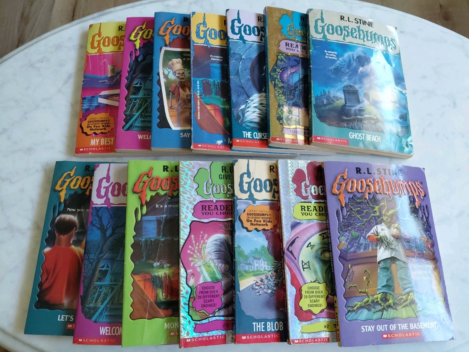 14 Goosebumps Scholastic Paperbacks 1992-1996 Pre-owned