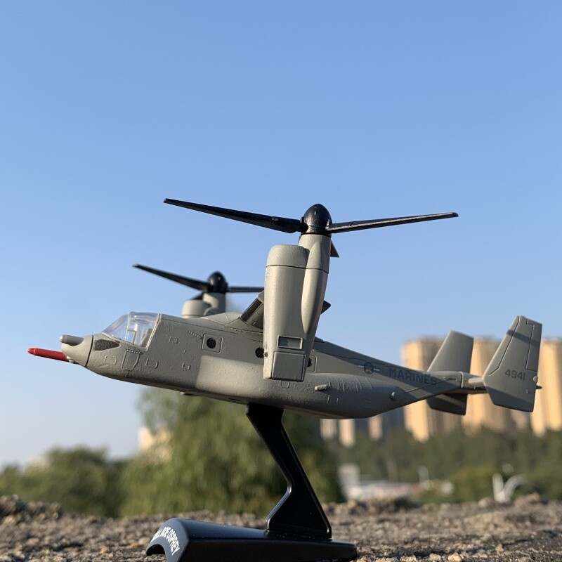 1:150 Alloy Diecast Military Model Boeing Bell V-22 Osprey Transport Aircraft