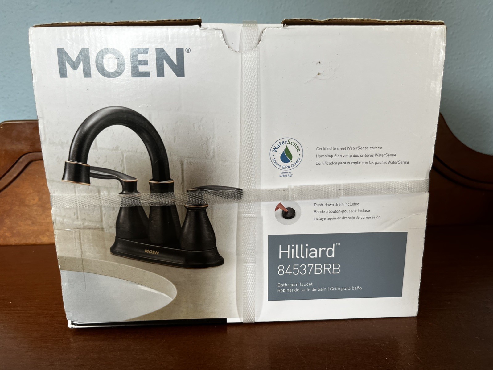 MOEN 84537BRB Hilliard Mediterranean Bronze Two-Handle High Arc Bathroom Faucet MOEN 84537BRB Hilliard Mediterranean Bronze Two-Handle High Arc Bathroom Faucet