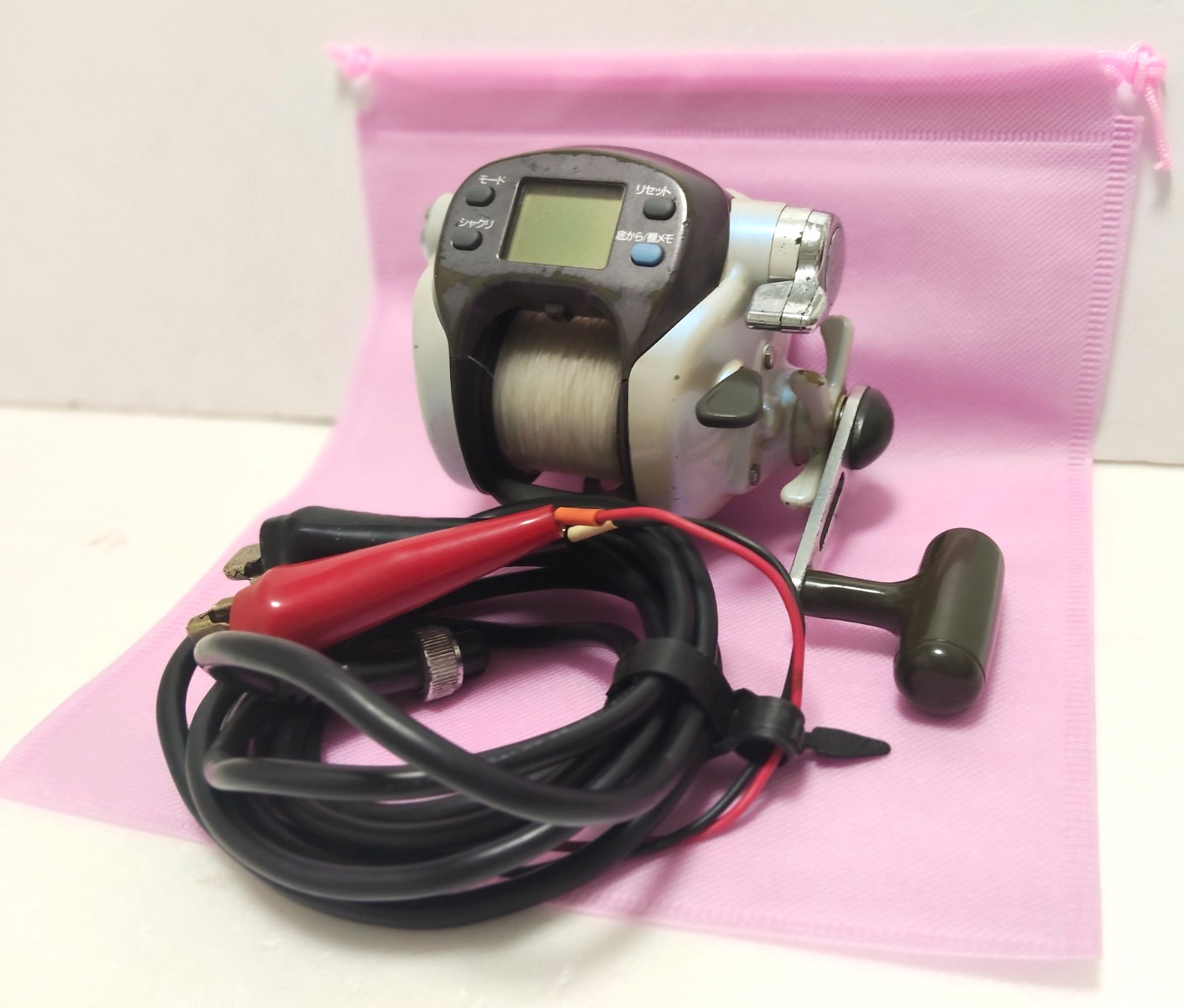 DAIWA Super Tanacom-X 500CP Electric Fishing Reel Manual Power Cord Excellent