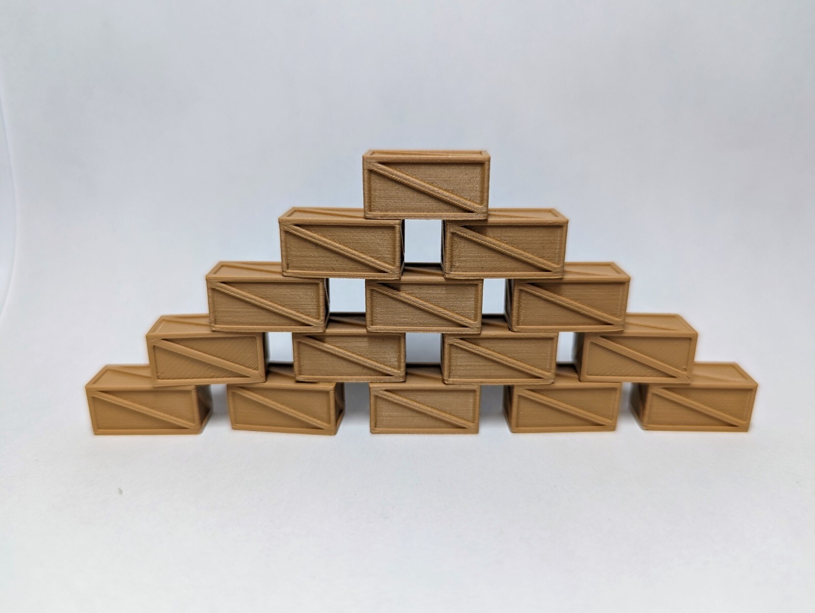 30 Pack - HO Scale - Medium Wood Brown Crates / Boxes - Set / Lot Walthers Herpa 30 Pack - HO Scale - Medium Wood Brown Crates / Boxes - Set / Lot Walthers Herpa