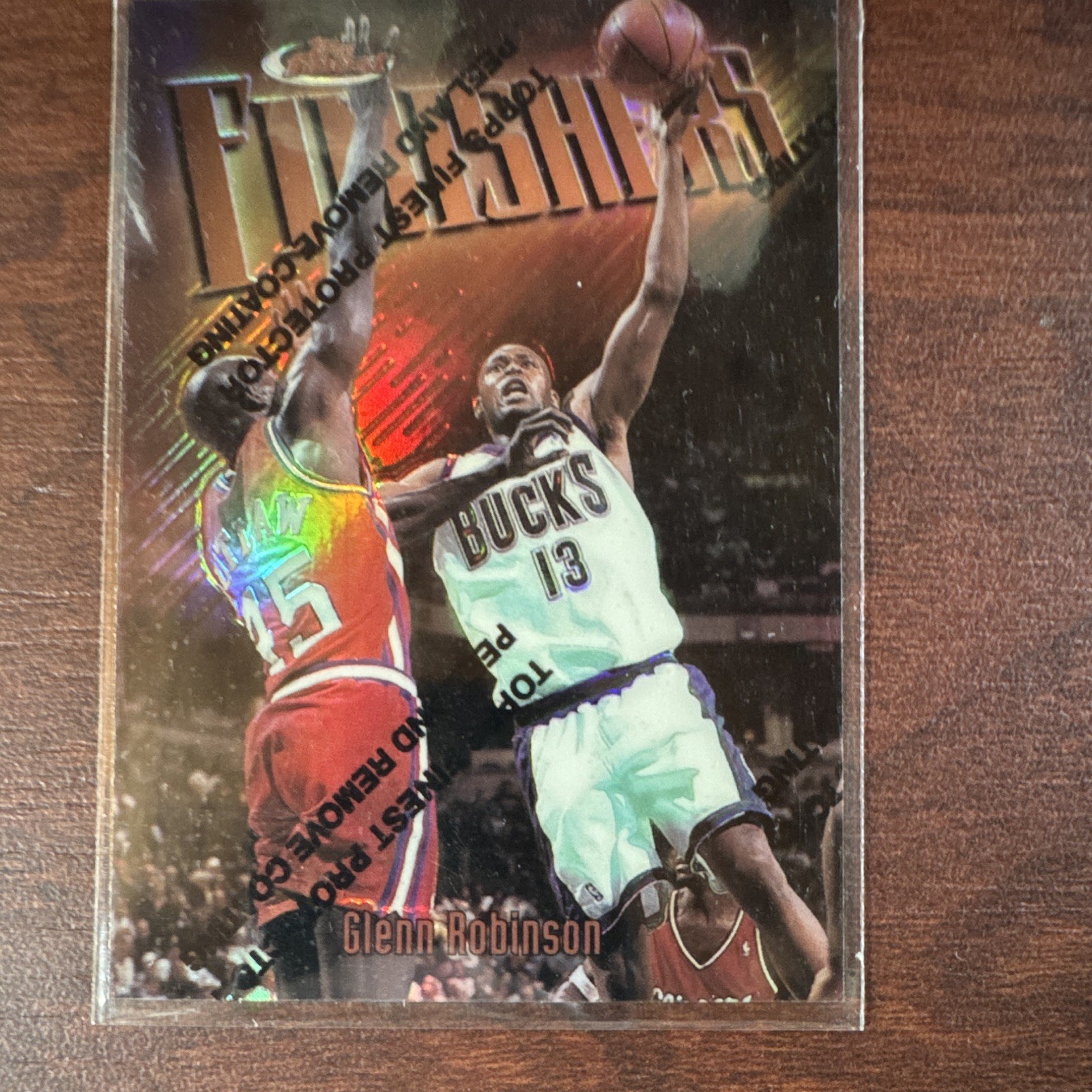 1997-98 Topps Finest - Common Bronze Glenn Robinson #26 Refractor