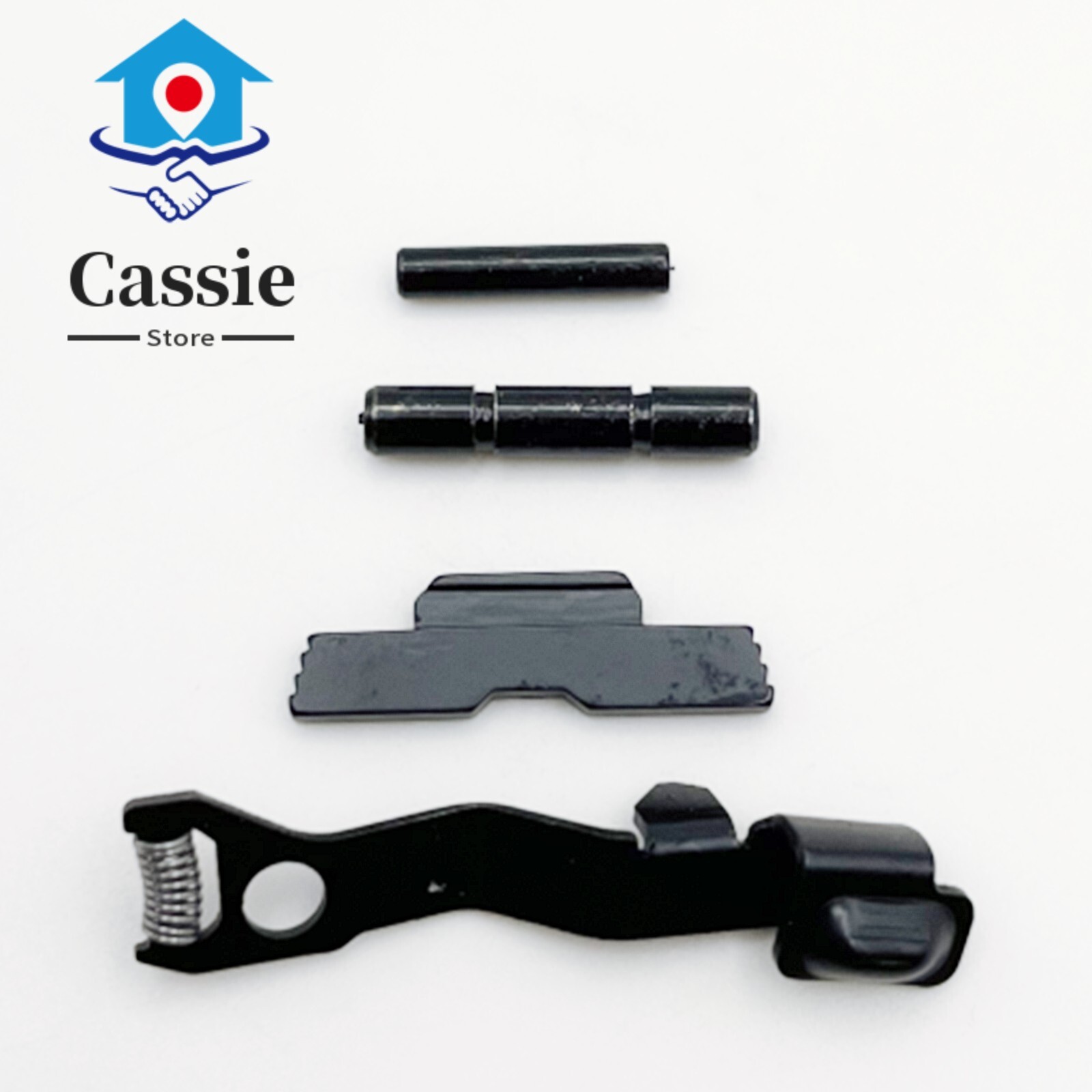 4Pcs Glock 43/43X/48 Extended Slide Stop Release Combo Kit Control Durable Black