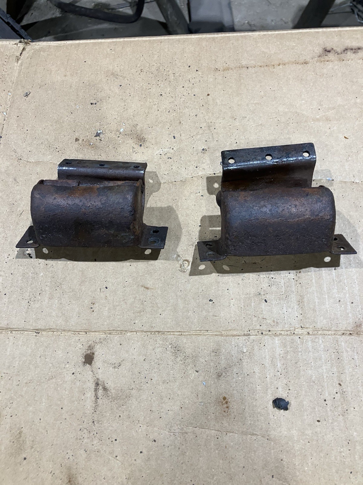 1937 1938 CHEVROLET PICKUP TRUCK Windshield Hinge Bracket Pair