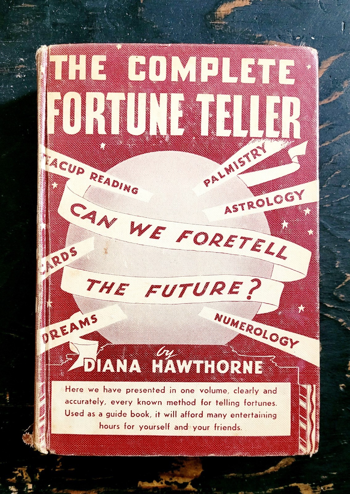 1937 Complete Fortune Teller Hawthorne - Antique Divination Numerology Dreams 