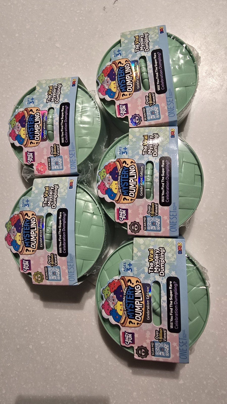 RMS Mystery Dumpling CELEBRATION EDITION NEW Squishy Sealed Lot of 5 RMS Mystery Dumpling CELEBRATION EDITION NEW Squishy Sealed Lot of 5