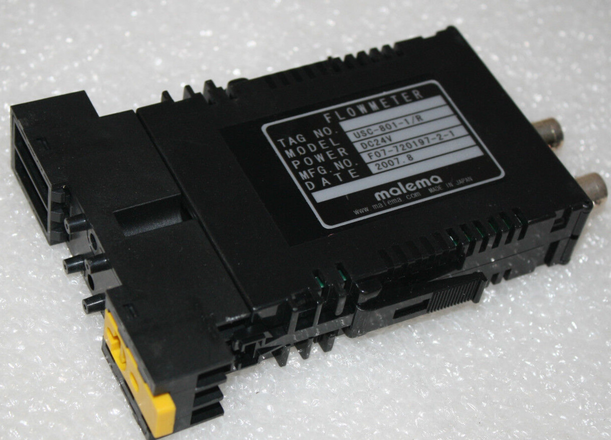 MALEMA USC-801-1/R Converter Ultrasonic Flowmeter Tokyo Keiso F07 WITH DIM RAIL MALEMA USC-801-1/R Converter Ultrasonic Flowmeter Tokyo Keiso F07 WITH DIM RAIL