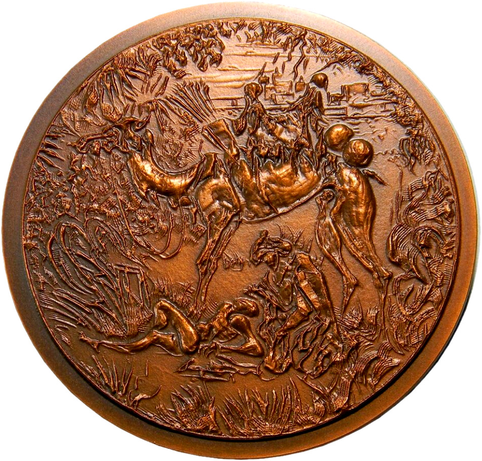 France , Paris Mint  1979 Rodolphe Bresdin  Medal No 4 of  100  (05627)