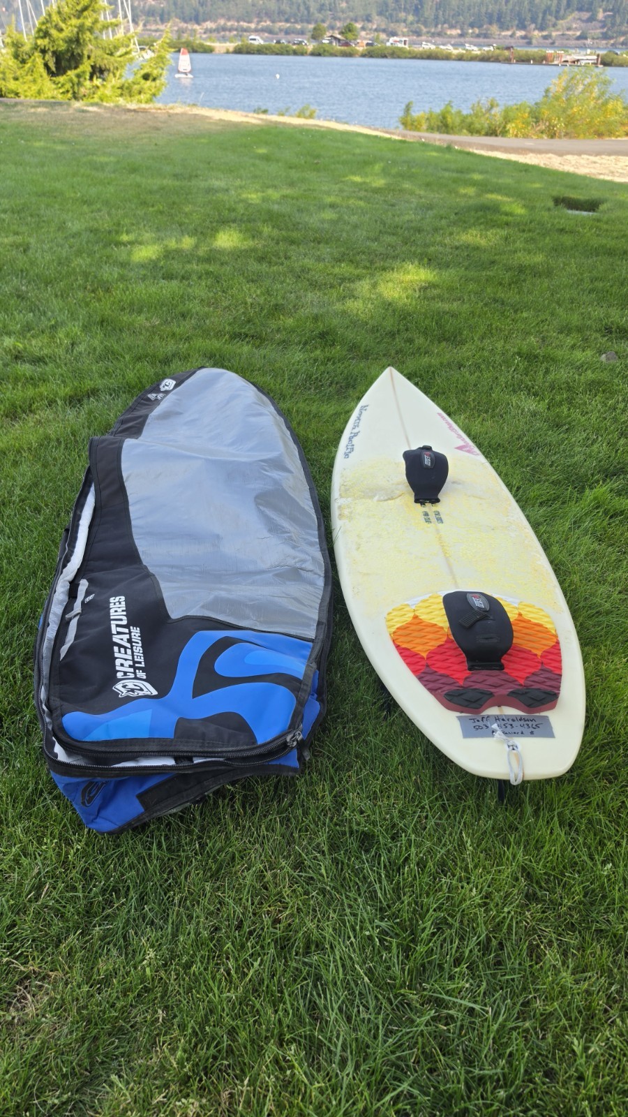 Custom North Pacific Surfboard, Kiteboard 5\'8\