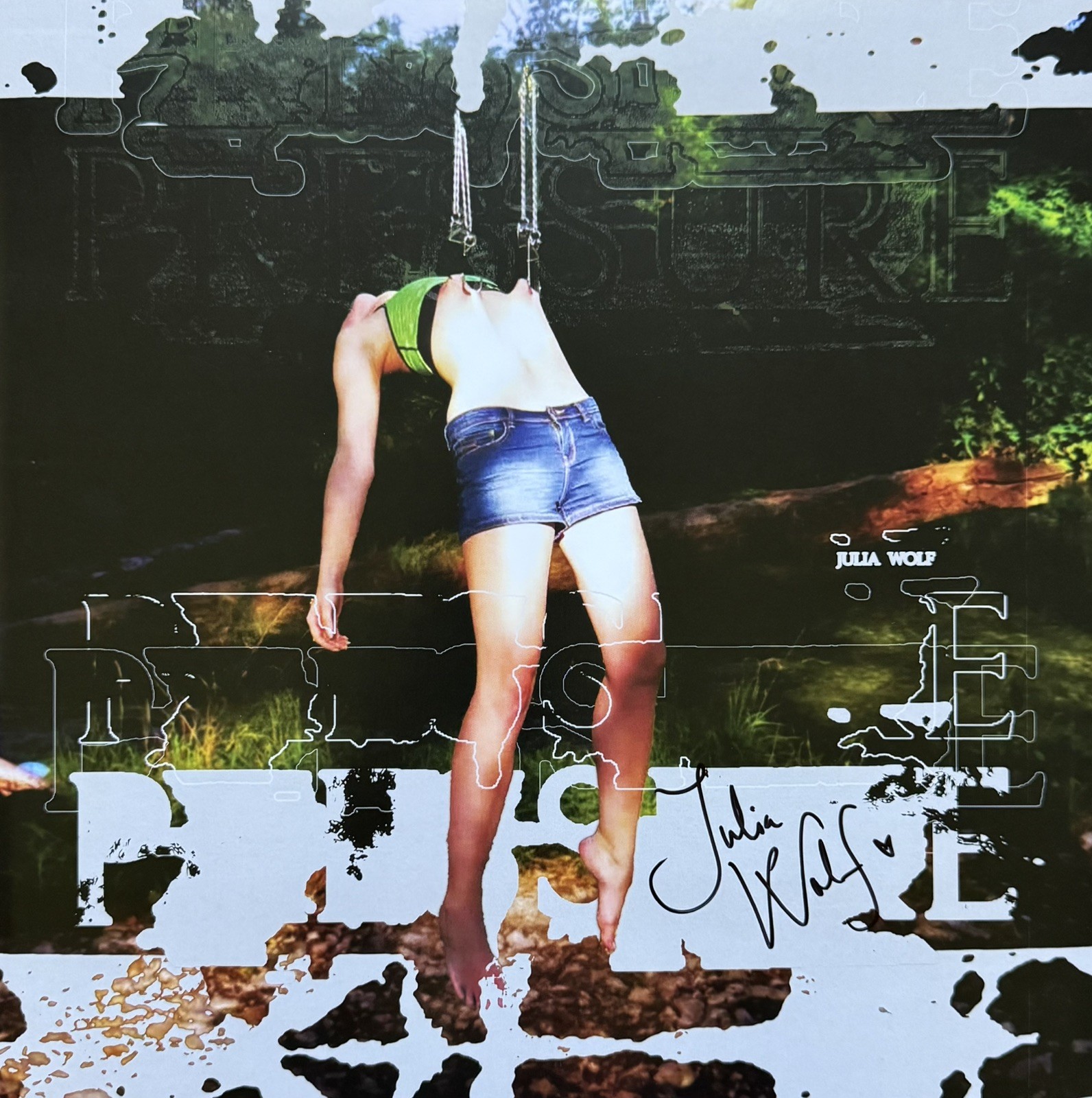 Julia Wolf Signed Pressure Vinyl Record LP *ON COVER* *RARE* *HOT* POP