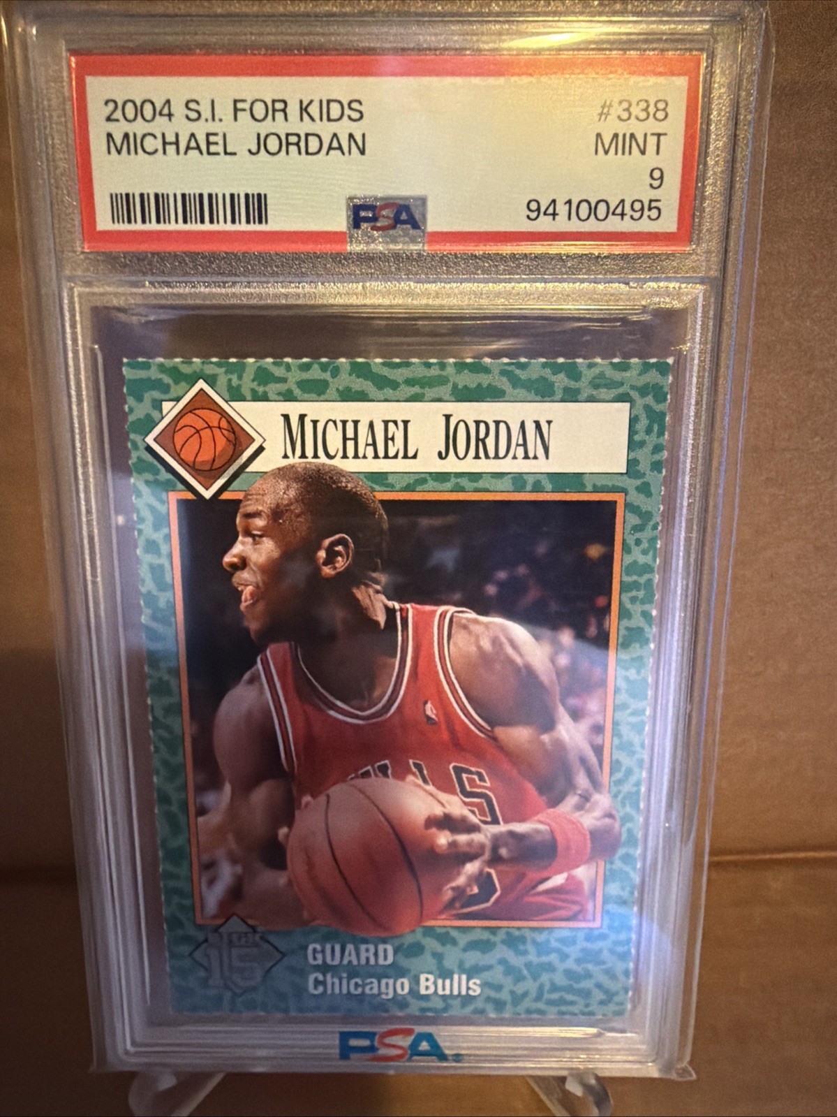 2004 Sports Illustrated SI For Kids Michael Jordan Card #338 PSA 9 MINT Bulls