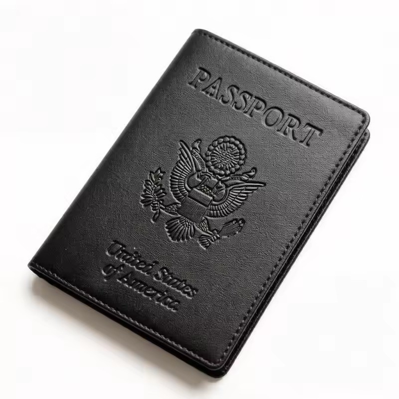 RFID Blocking Passport Holder Leather Travel Wallet Card Case Essentials Kit Pro