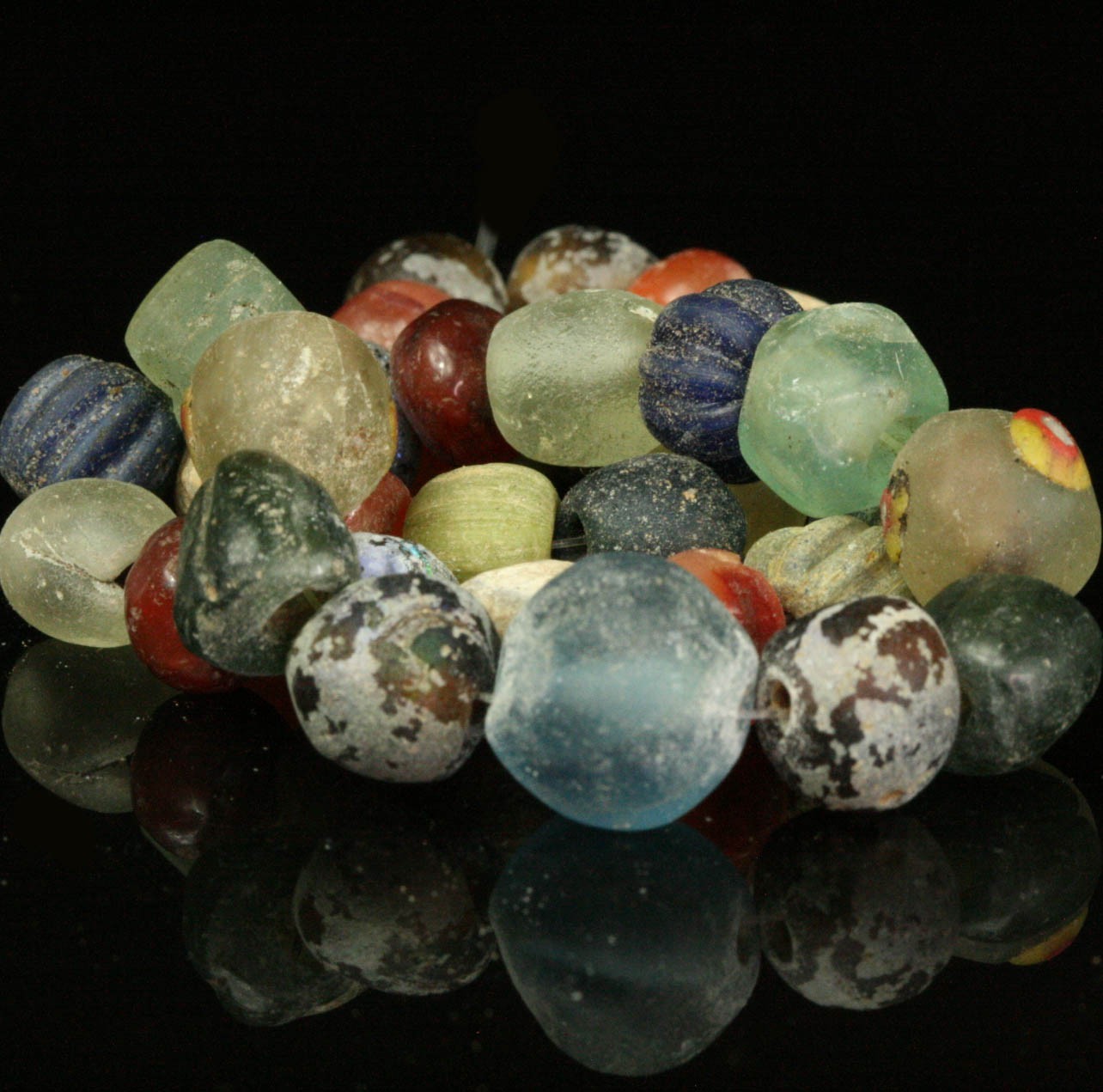 Ancient beads: Genuine Medieval / Byzantine / Islamic  Necklace 9th–10th Century