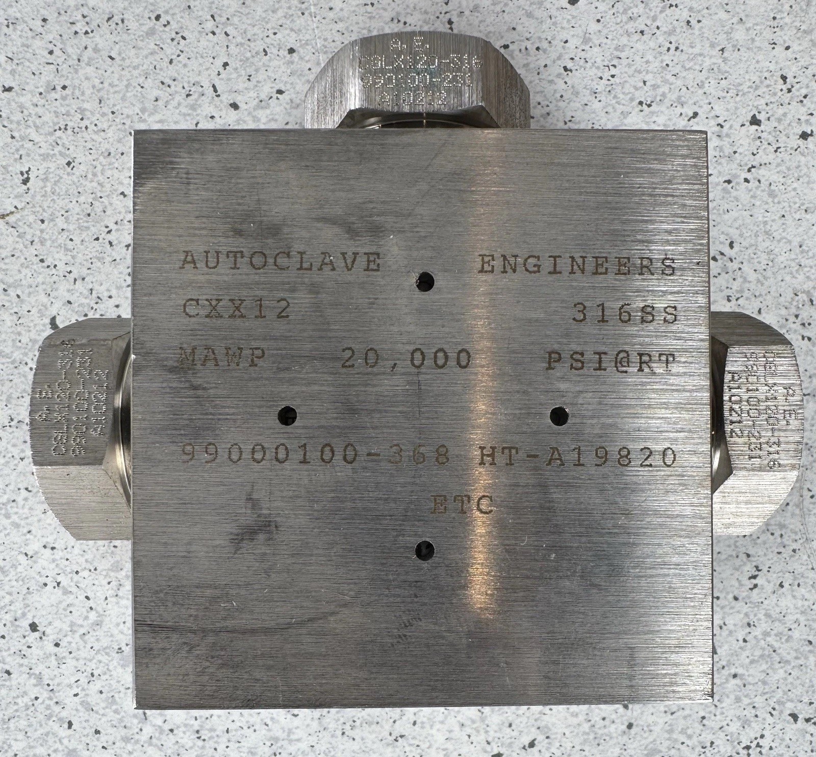 Parker Autoclave Engineers CXX12  20,000 PSI Cone and Thread Fittings SF Series