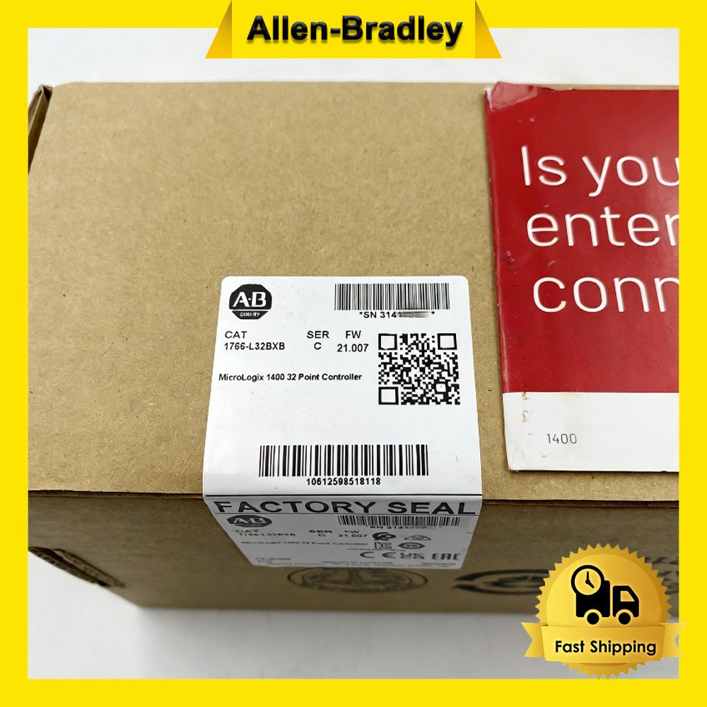 1PC AB 1766-L32BXB New Factory Sealed 1400 32 Point Controller 1766L32BXB AB PLC