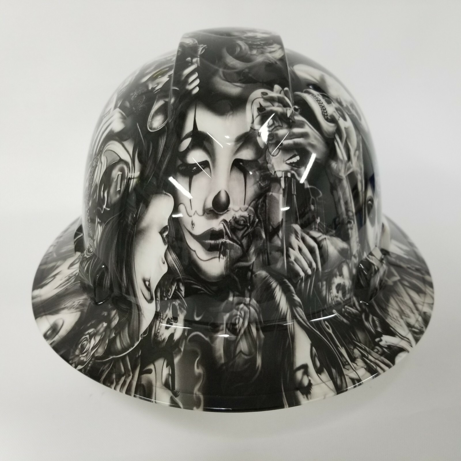 NEW FULL BRIM Hard Hat custom hydro dipped DAY OF DEAD GIRLS TATTOO STYLE NEW FULL BRIM Hard Hat custom hydro dipped DAY OF DEAD GIRLS TATTOO STYLE