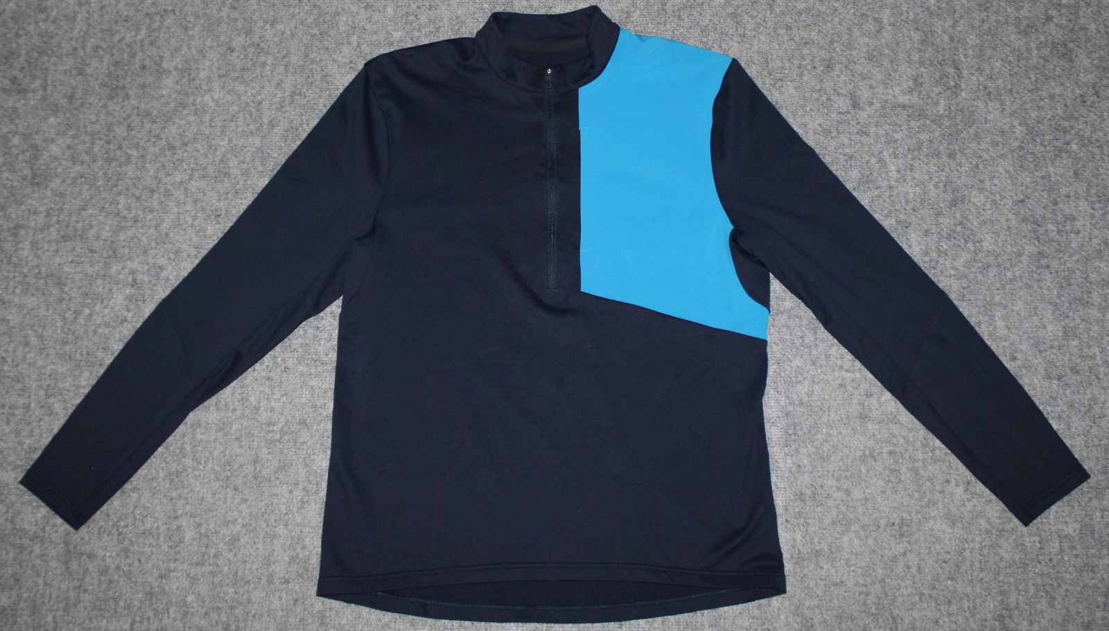 LULULEMON MEN\'S DIVISION 1/2 ZIP LM3AR5S Running Training Blue sz L Pullover