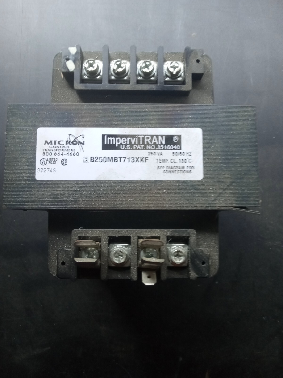 ImperviTRAN, MICRON Control Transformer, New Never Used, 3/$400 ImperviTRAN, MICRON Control Transformer, New Never Used, 3/$400