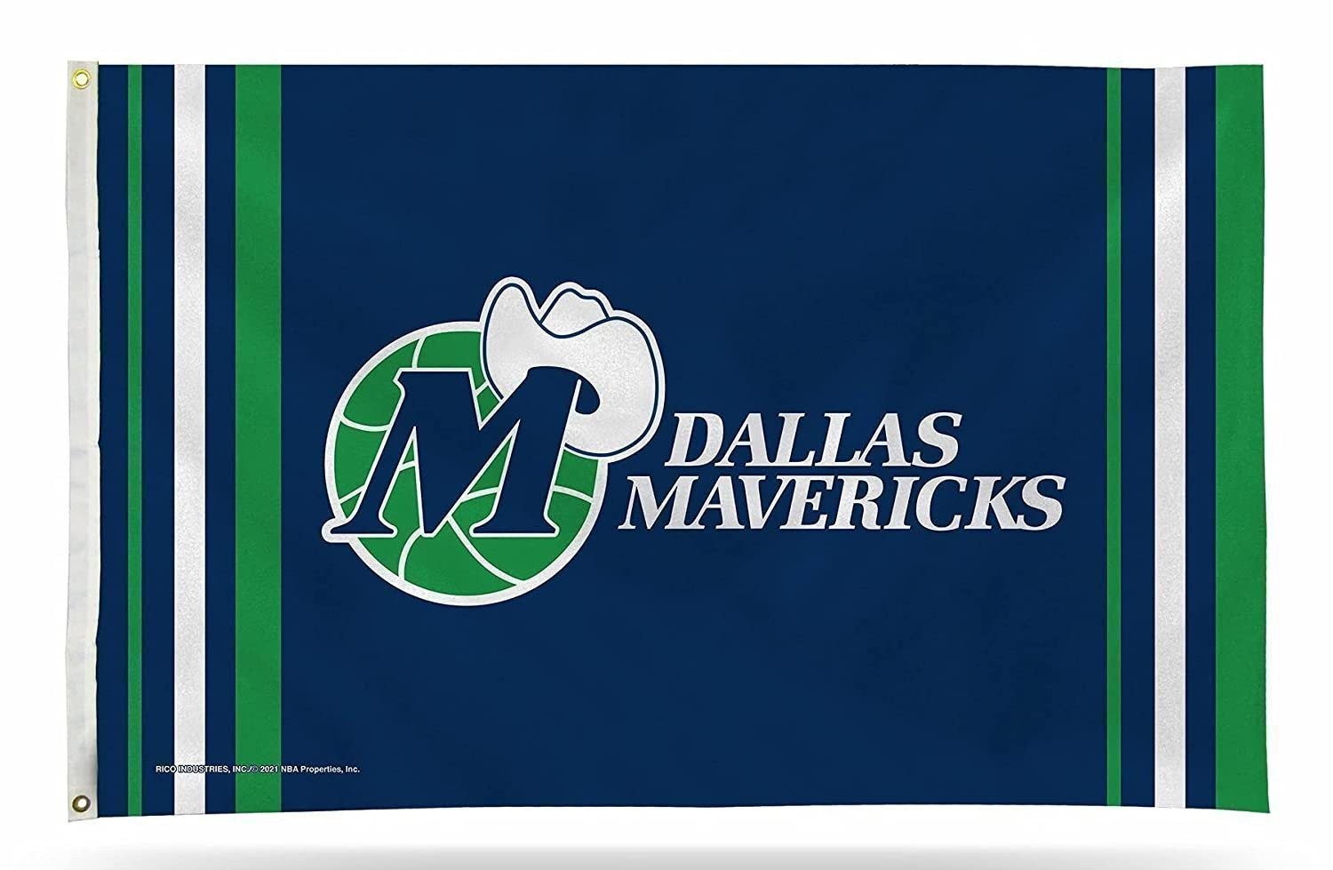 Dallas Mavericks Premium 3x5 Feet Flag Banner, Retro Logo, Metal Grommets, Outdo