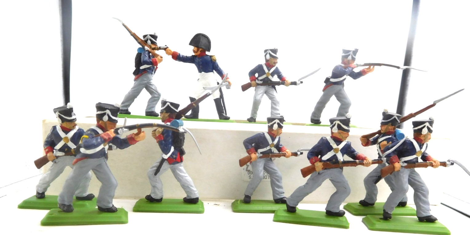 DSG 54mm French Napoleonic Foot 11 Figures, 4Different