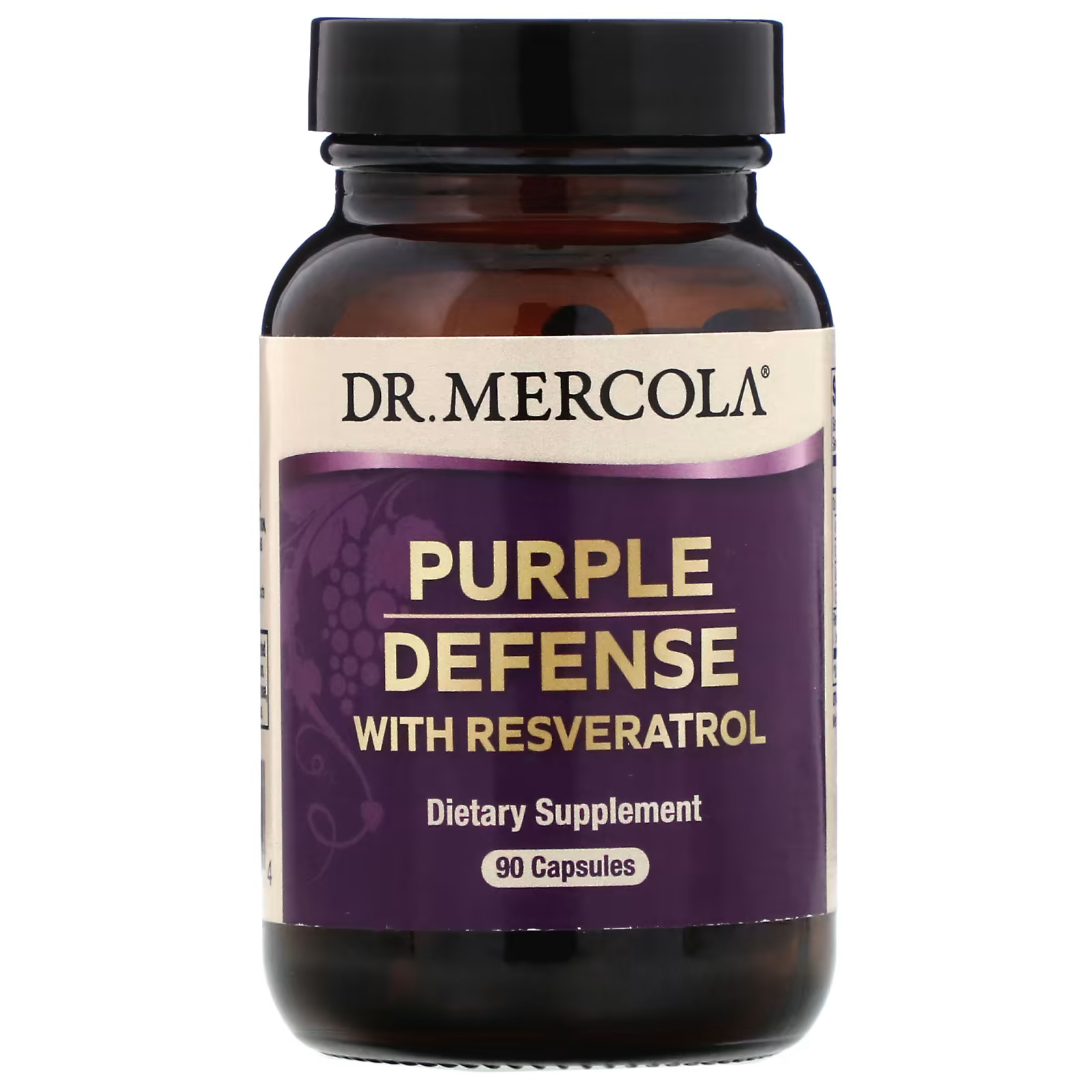 2 X Dr. Mercola, Purple Defense with Resveratrol, 90 Capsules