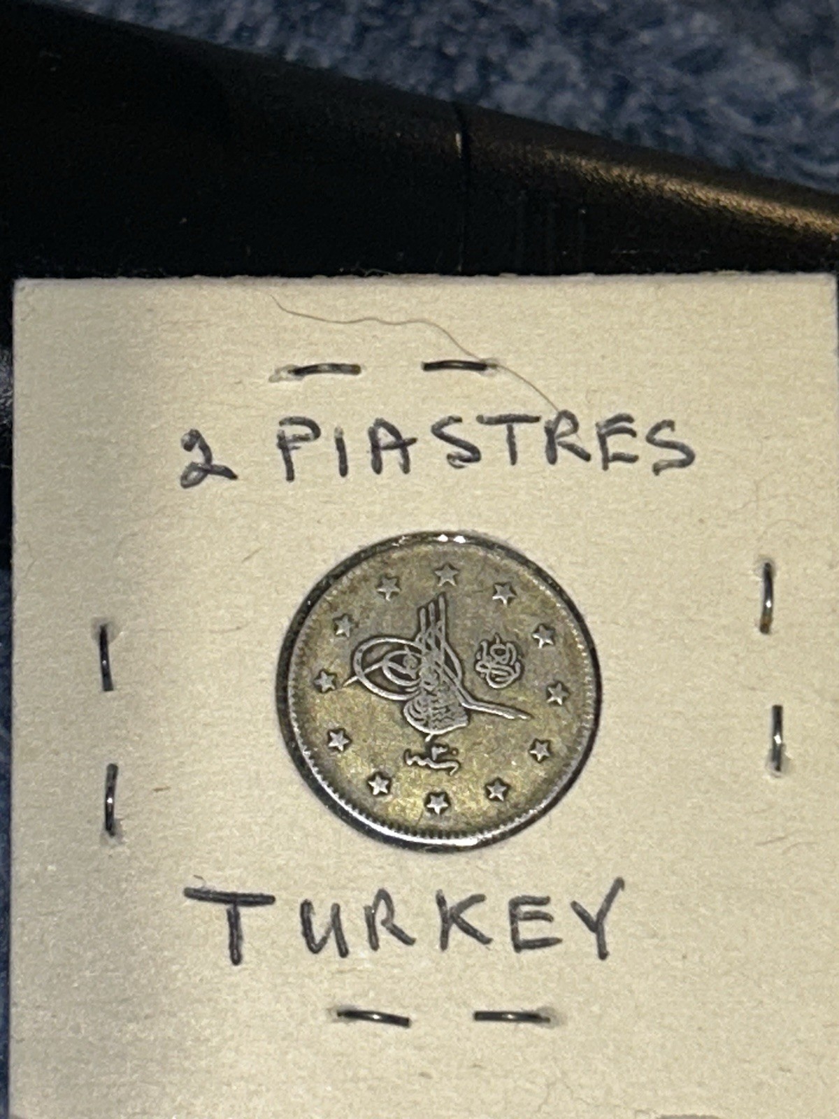 1910 Turkey Silver 2 Kurush (Piastres) AH 1327 / Yr 2 Ottoman Mehmed V - VF