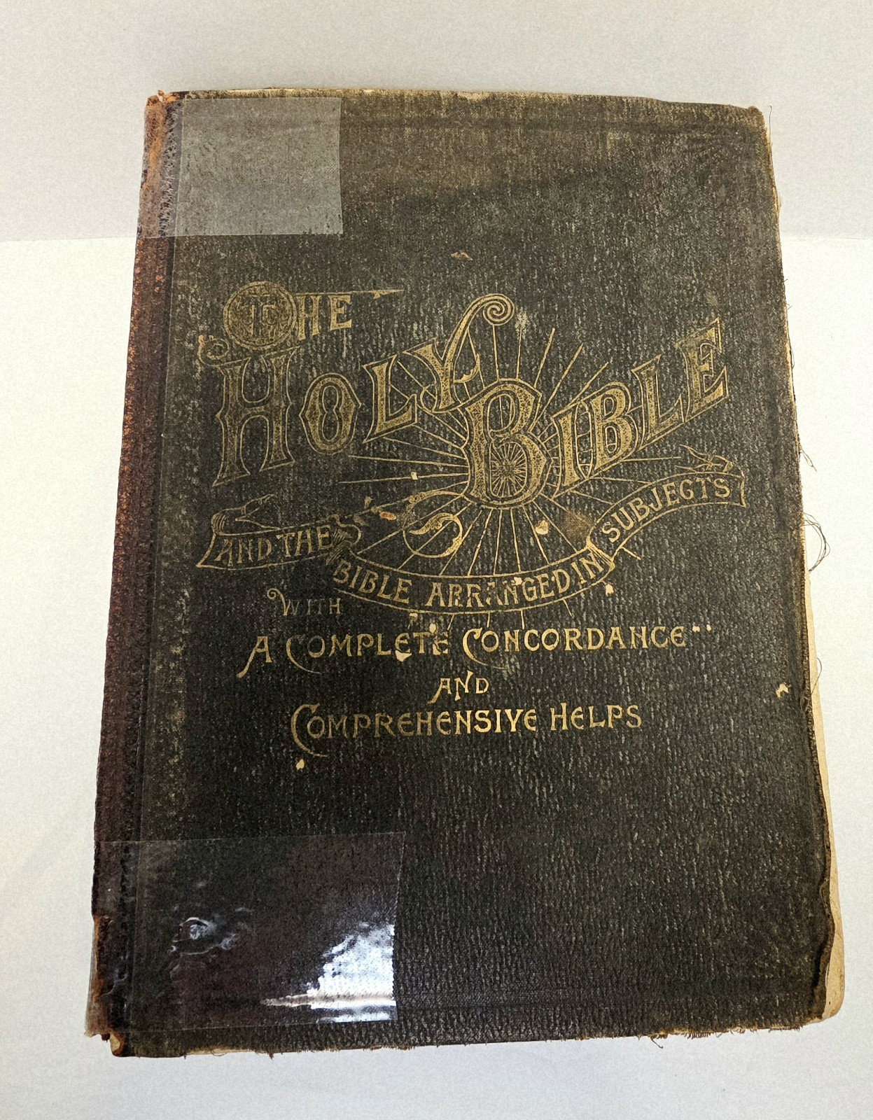 Antique 1899 Wilmore\'s New Analytical Reference Holy Bible Concordance 