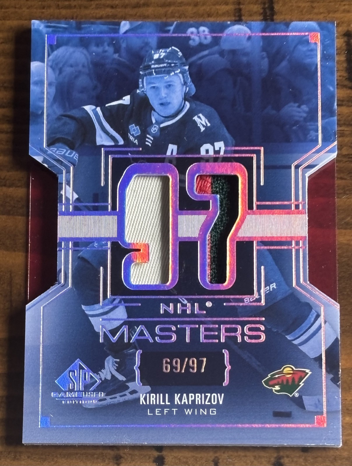 Kirill Kaprizov /97 - 2025-26 UD Sp Game Used Edition - Nhl Masters #NM-14 Kirill Kaprizov /97 - 2025-26 UD Sp Game Used Edition - Nhl Masters #NM-14
