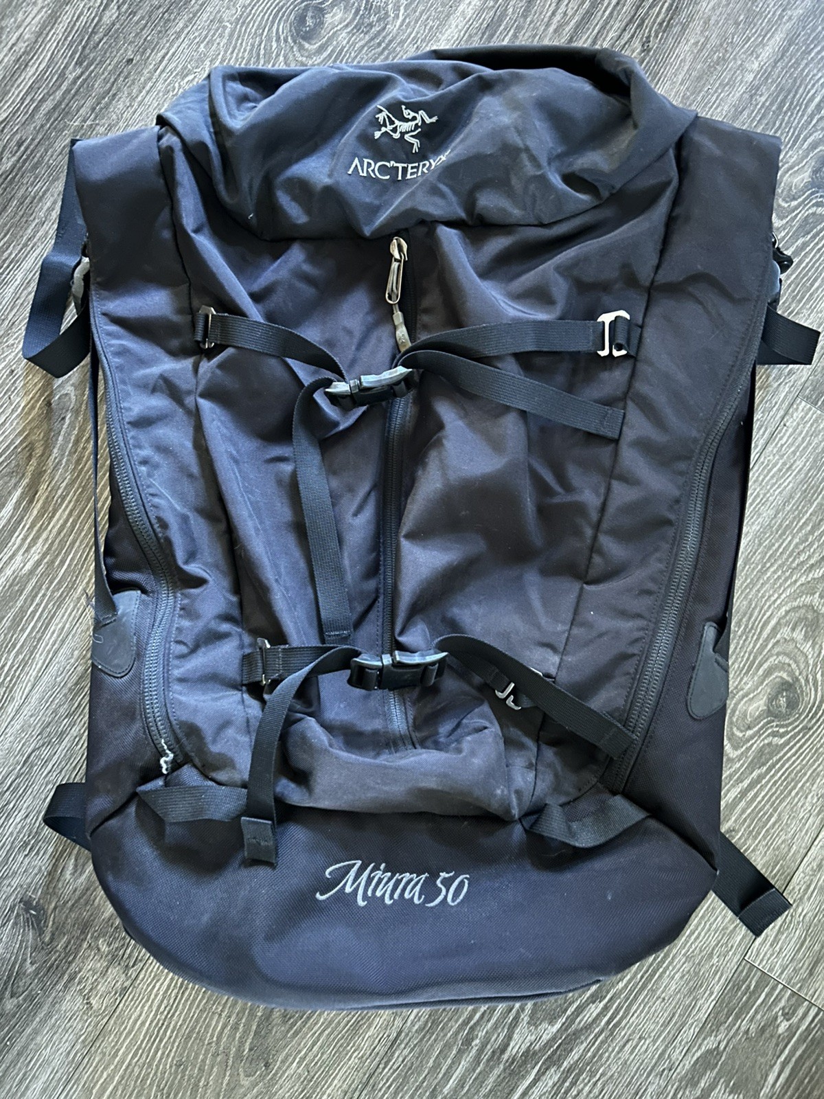 Arc\'teryx climbing Backpack miura 50 L Black arcteryx Arc\'teryx climbing Backpack miura 50 L Black arcteryx