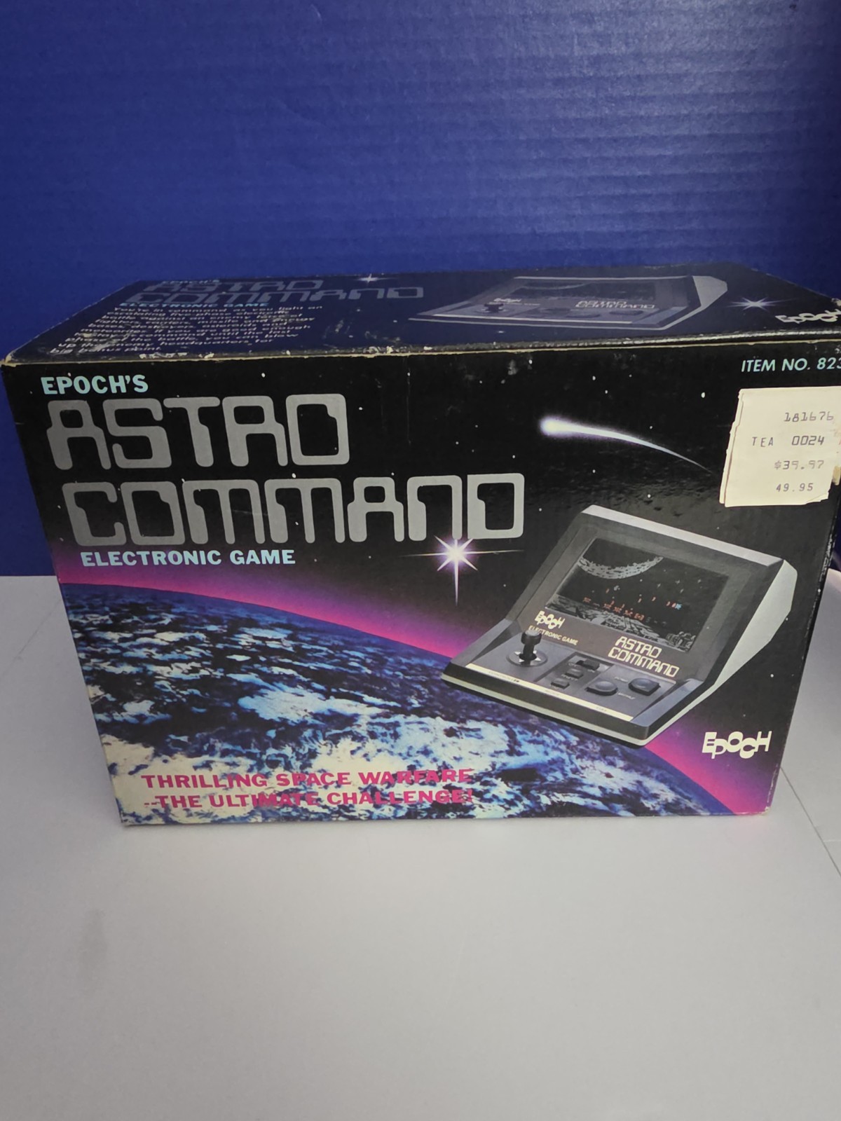 Epoch Astro Command Handheld Electronic Game 8230 with Box Vintage 1982 Epoch Astro Command Handheld Electronic Game 8230 with Box Vintage 1982