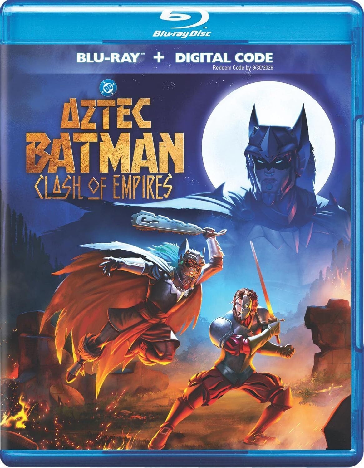 Warner Home Video Aztec Batman Clash of Empires Animated Action Adventure