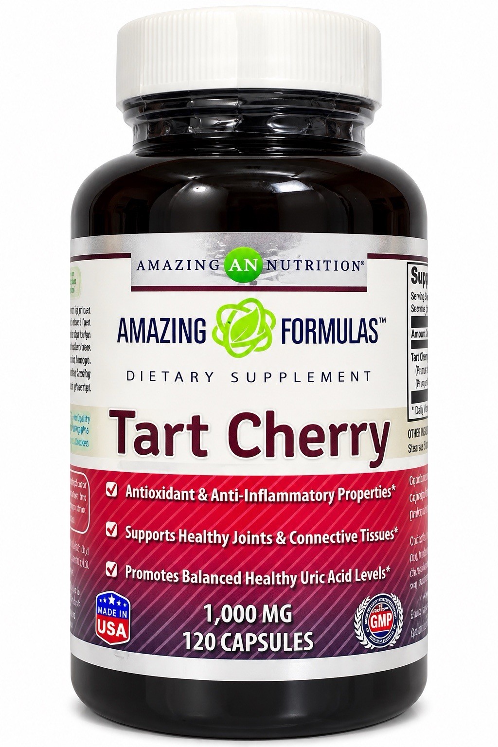 Amazing Formulas Tart Cherry Extract 120 Caps 1000 mg