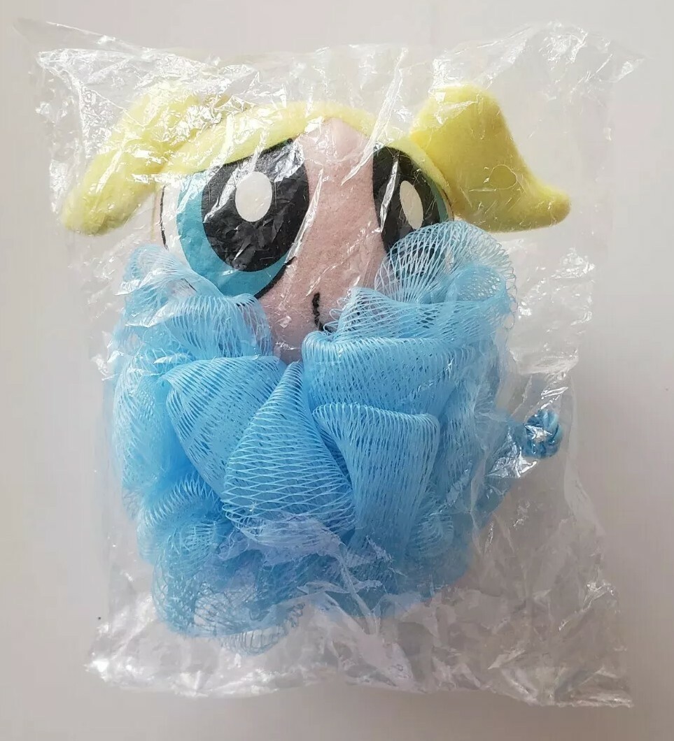 Vntg 2001 Powerpuff Girls Bubbles Bath & Shower Sponge MINT WITH TAGS HTF RARE