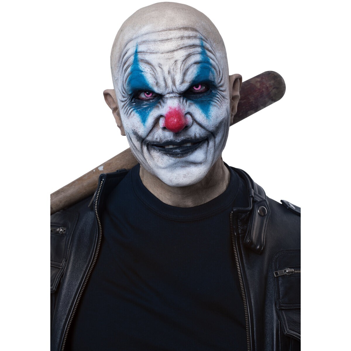 Ghoulish Productions Psycho Clown Adult Latex Head Mask Hyper-Realistic Clown