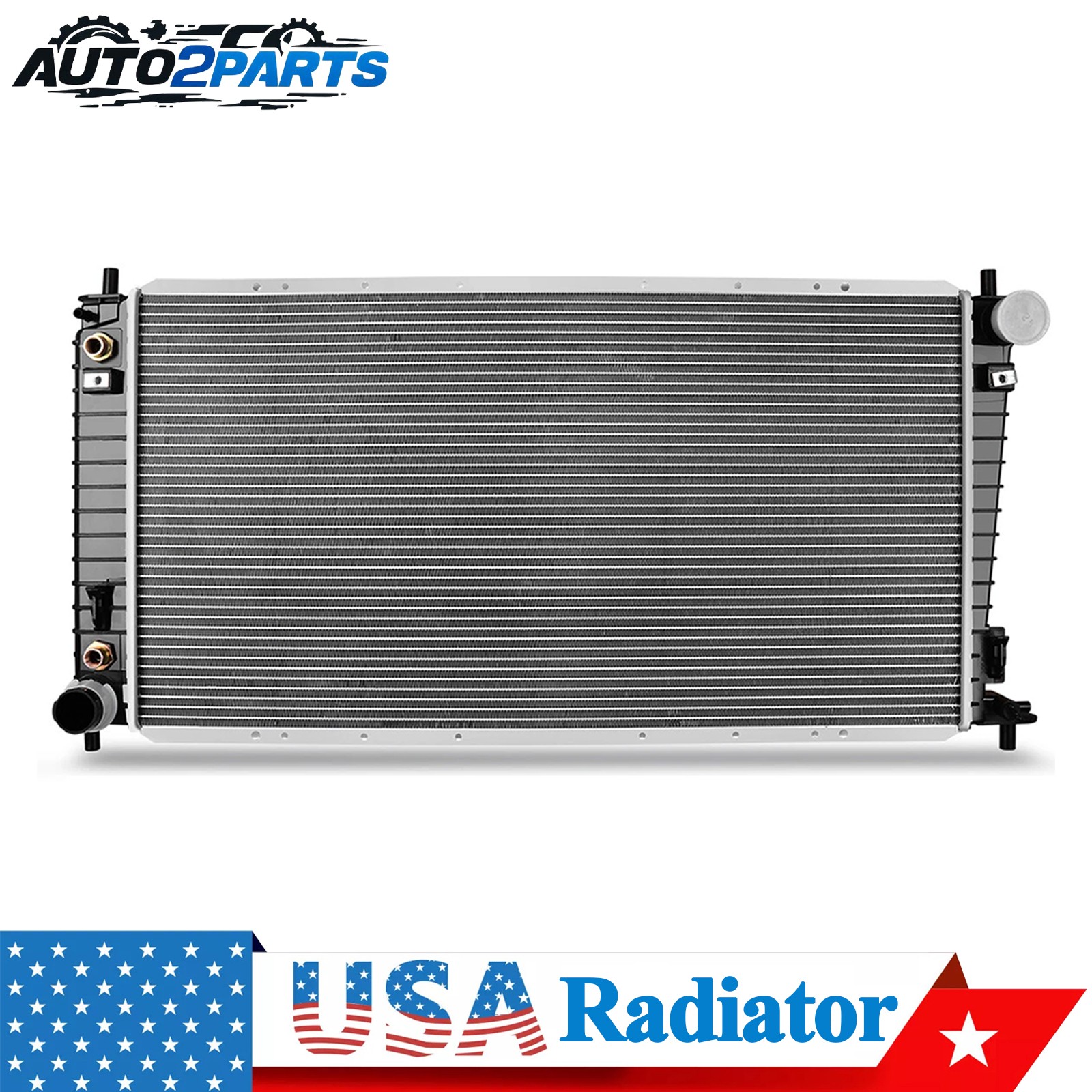 Aluminum Radiator Fit 1999-2002 Ford F150 Truck 4.6L 5.4L 2003 Ford F150 CU2257
