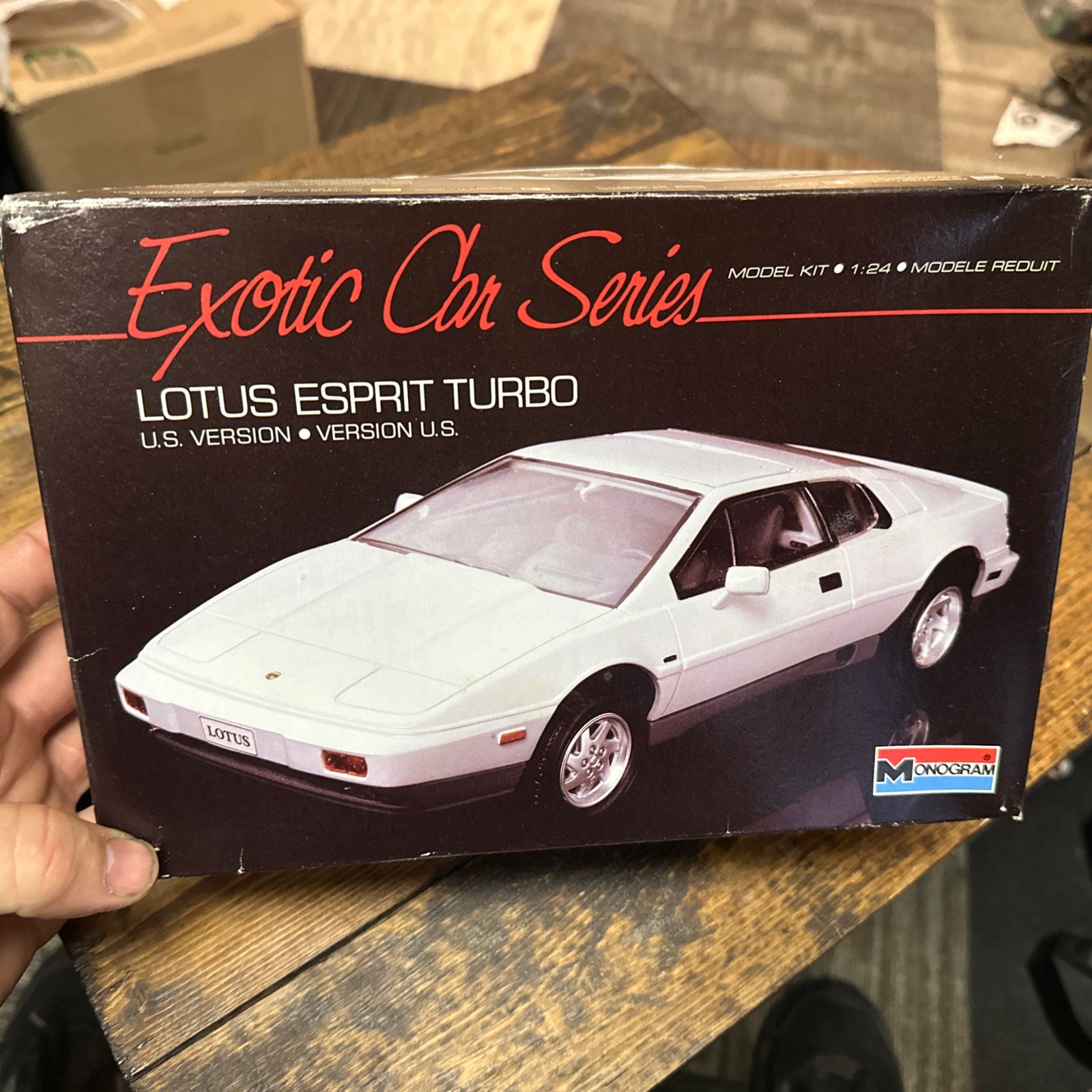 LOTUS ESPRIT TURBO MONOGRAM #2789 1:24 KIT 1990 Issue NEW OPEN BOX LOTUS ESPRIT TURBO MONOGRAM #2789 1:24 KIT 1990 Issue NEW OPEN BOX